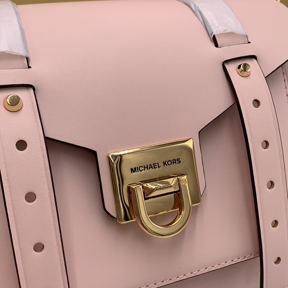 MICHAEL KORS MANHATTAN MEDIUM TOP HANDLE SATCHEL/SHOULDER/CROSSBODY POWDER BLUSH - Picture 14 of 16